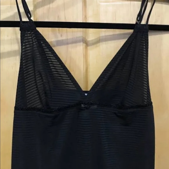 Alfani intimates onyx size small nightie sheer stripes - Picture 2 of 3